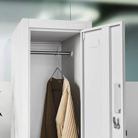 BHP munkaruhaszekrény szürke: BARTEK 1 Plus