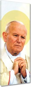 Festmények 40x100 Szent II. János Pál pápa
