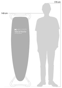 Vasalódeszka 130x37 cm K-Surf Salvia Tube – Rolser