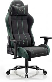 Gamer szék szövet Normal Size, fekete-zöld: Diablo X-One 2.0 Forest Green