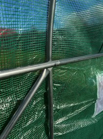 Nagy megerősített kerti fóliasátor PRÉMIUM 3 × 6 m + AJÁNDÉK