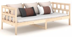 tömör fenyőfa kanapéágy 80x200 cm
