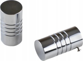 Dekorációs vég a függönykarnishoz – Króm – Ø25 mm