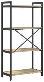 Könyvszekrény sonoma tölgy 60 x 30 x 118 cm Faanyag