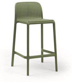 Nardi Lido mini kerti rakásolható bárszék agave zöld