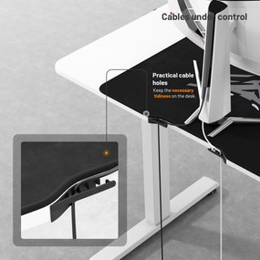 Diablo X-Tensio 1100 állítható magasságú íróasztal fehér