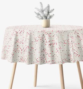 Goldea kör alakú terítő valencia - csillagok natúr alapon Ø 140 cm