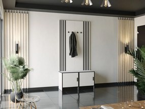 ROJ 19 Plus Előszobafal 104,6cm, Fehér