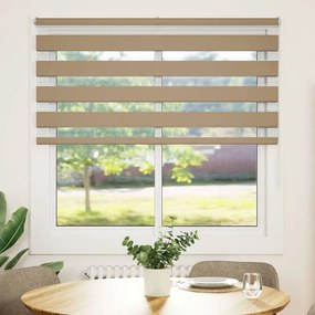 zebrafüggönnyel homokbarna szövetszélesség 145,9 cm poliészter