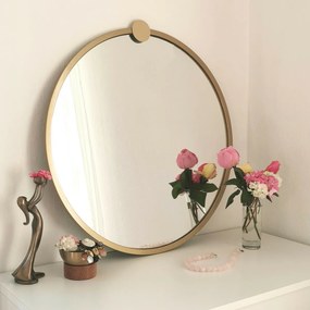 Gold Metal Ayna tükör 60 cm