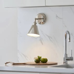 Endon 98716 - HALLE fali spotlámpa 1xE14/40W/230V, fényes króm