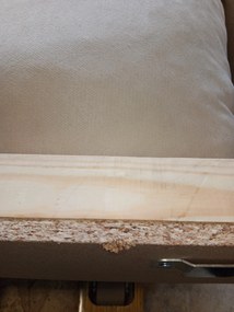 AKCIÓ Kinyitható kétoldalas L alakú kanapé VENORIA 220x143 cm, krém színű + 2 párna AJÁNDÉK II. osztály