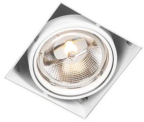 6 darabos süllyesztett spotlámpa készlet fehér GU10 AR111 keret nélküli állítható - Oneon