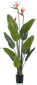Emerald műpapagájvirág cserépben virágokkal 120 cm