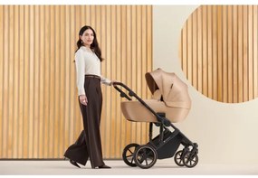 KINDERKRAFT SELECT - Kombinált babakocsi 3in1 PRIME 2 Premium Sandrose bézs