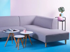 Dohányzóasztal szett 3 db Votas (fehér). 1009366