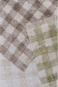 Zöld mosható-kézi szövésű pamut gyerek szőnyeg 90x120 cm Vichy – Lorena Canals