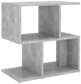 Betonszürke szerelt fa éjjeliszekrény 50 x 30 x 51,5 cm