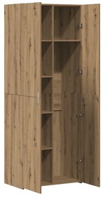Magas Szekrény Kézműves Tölgy 70x42.5x185 cm Engineered Wood