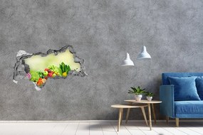 Lyuk 3d fali matrica Zöldség és gyümölcs nd-b-89922427