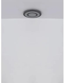 Globo 48032-24 - LED Mennyezeti lámpa JAYDEN LED/24W/230V átm. 32 cm antracit