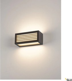 SLV 1002035 BOKSZ Modern Kültéri Fali Lámpa Antracit LED IP54