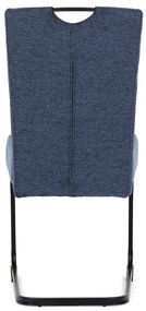 Étkezőszék kék szövetkárpittal. DCL-E2008 BLUE2