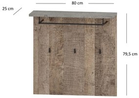 Fogas Bennie (szürke + homok tölgy). 1052761