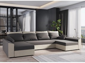Sarok ülőgarnitúra U Paragon U (bézs + barna). 1057387