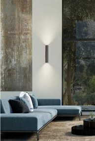 Searchlight 28125LT - BEACON fali lámpatest 2xGU10/10W/230V barna