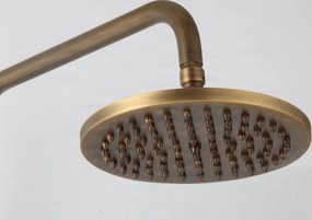 Falon kívüli zuhanyrendszer NSB76437 LED-fénnyel, 360°-ban forgatható kifolyóval, többféle antik felülettel