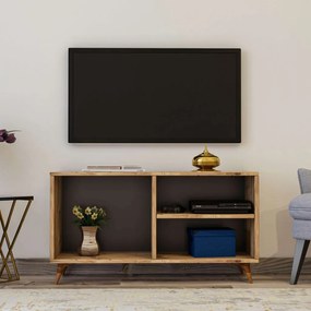 Zisino TV-állvány, fenyő, 120 cm