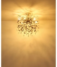 Globo 64138DS - Rúdon függő csillár QUEENA 6xE14/40W/230V ezüst