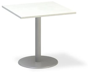 ProOffice tárgyalóasztal 80 x 80 cm, fehér
