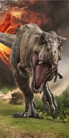Jurassic World Volcano fürdőlepedő, strand törölköző 70x140cm