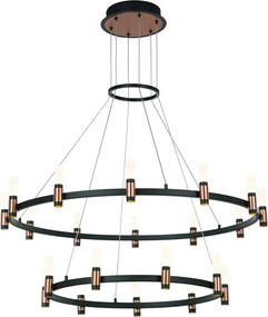 Függeszték Fekete Alamo ITALUX-PND-280110130-21B-MBL