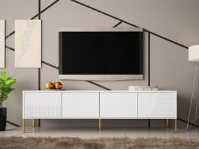 TV szekrény Meretoza 06 (fehér + arany) . 1106238
