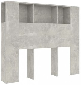 betonszürke áthidaló szekrény 120 x 18,5 x 102,5 cm