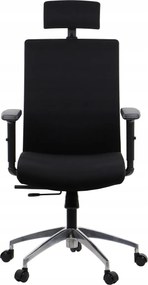 Irodai szék Riverton F/h/al fekete-fekete, megfelel a rendeletnek