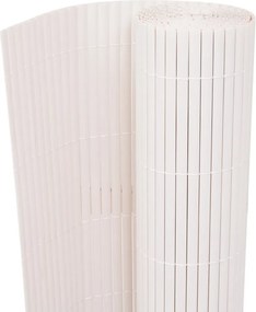 vidaXL Kerti Kerítés Fehér 150 x 500 cm PVC