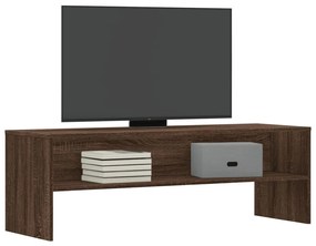 barna tölgy színű szerelt fa TV-szekrény 120 x 40 x 40 cm