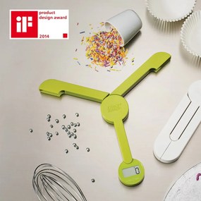 TriScale fehér összecsukható digitális konyhai mérleg - Joseph Joseph