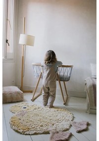 Sárga mosható kézi szövésű pamut gyerek szőnyeg 95x120 cm Ducky – Lorena Canals