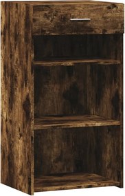 vidaXL füstös tölgy színű szerelt fa tálalószekrény 50 x 42,5 x 93 cm