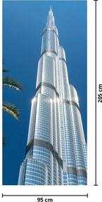 Fotótapéta ajtóra - Burj Khalifa (95x205cm)