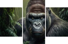 Kép - Egy gorilla portréja (90x60 cm)