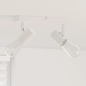 Plafon SpotlĂĄmpa 2 Ătban ĂllĂthatĂł FehĂ©r E27