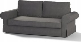 Dekoria Backabro 3 személyes összecsukható kanapé huzat Ikea szürke