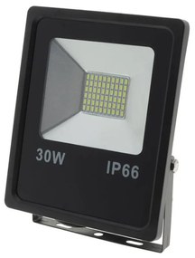 Optonica SMD LED Reflektor Fekete 30W 2400lm 6000K hideg fehér 5437