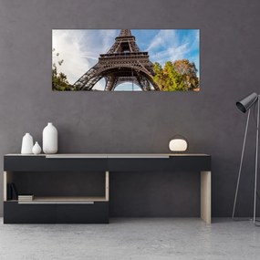 Kép - Eiffel-torony színes (120x50 cm)